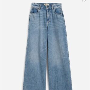 Madewell Super-Wide Leg Jeans Light Wash